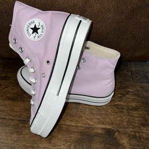 New Women's Converse Chuck Taylor All Star Hi Platform Sneaker Pale Amethyst